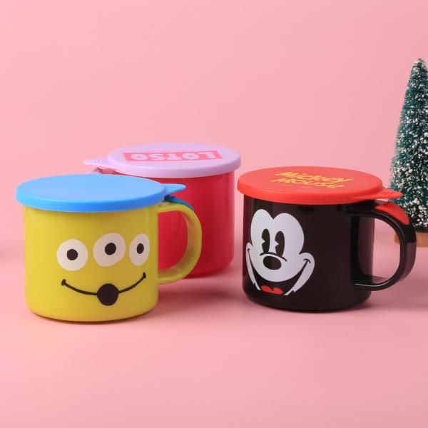 Wholesale custom cartoon mugs water cups plastic toothbrush cup for kids
