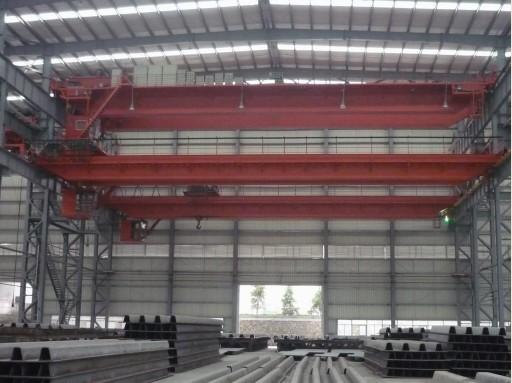 Span 7.5m-31.5m Double Girder Overhead Crane 10 Ton Bridge Crane QD Type