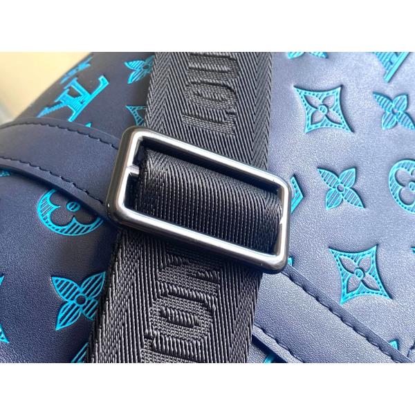 Сумки Keepall BANDOULIÈRE 50 голубые Бостон сумки больших заклеймленных людей