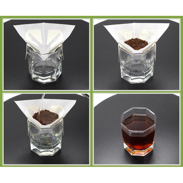 Не сплетенный бумажным размер уплотнения цедильных мешков 3 кофе потека хлопка бортовым подгонянный качеством еды