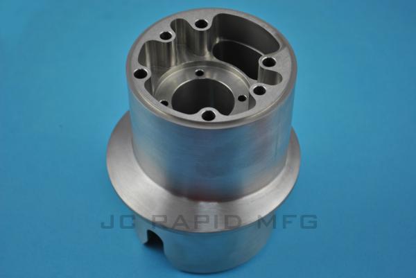 High Accuracy CNC Turning Parts Polished Aluminium / Stainless Steel / Brass Material