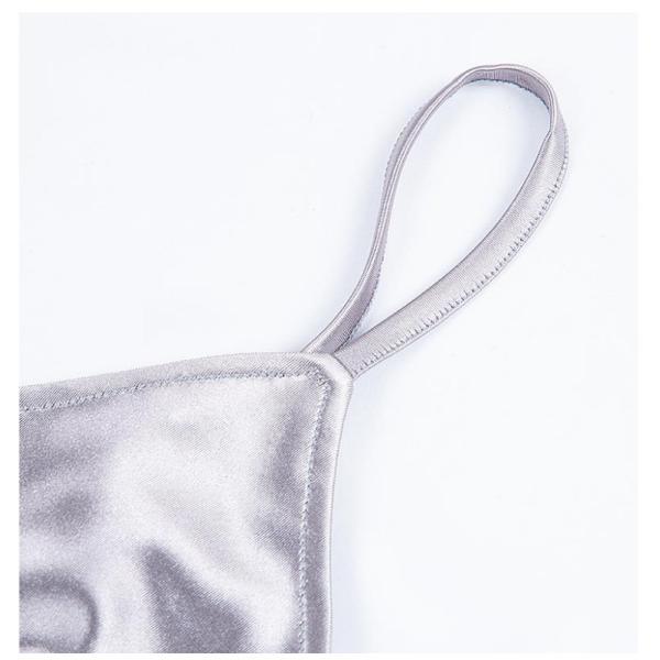 European and American solid color low-cut V-neck suspender dress sexy nightclub party 3 colors in stock