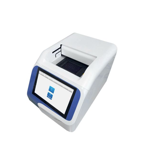 Real Time PCR Analyzer with 96 Well Template and 5 Fluorescent Channels for DNA/RNA Amplification at 6°C/S Ramp Rate