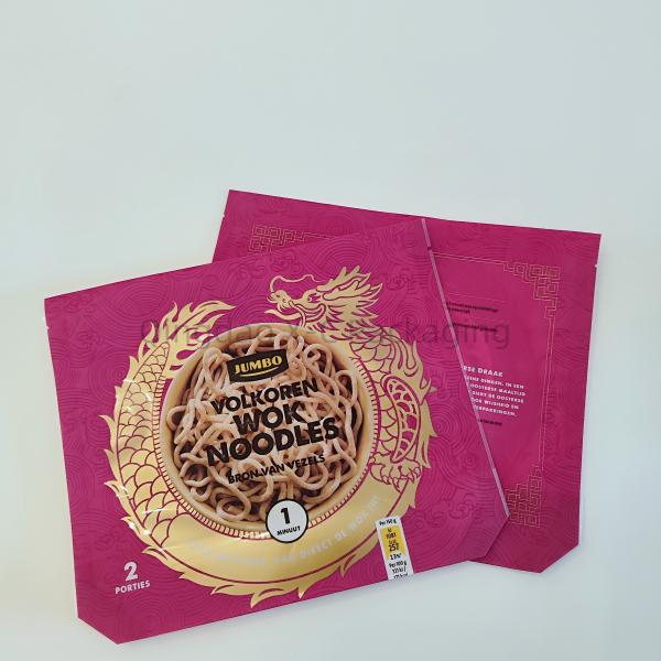 Custom Printed Stand Up Bag Packaging Resealable , Zip Lock Plastic Standing Pouch