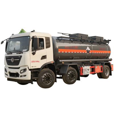 14.5CBM Hydrochloric Acid Liquid Alkali Tank Corrosive Product Tanker 26000 Gross Vehicle Weight