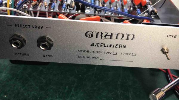 Custom Amplifier Deluxe Handwired Steel String Singer SSS Guitar Amplifier Head 50W with Kinds Tolex Option