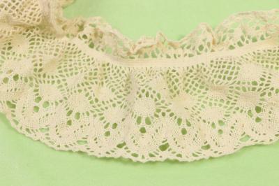 Geometric Crochet Lace Trim By The Yard , 8.5cm Vintage Crochet Lace Trim