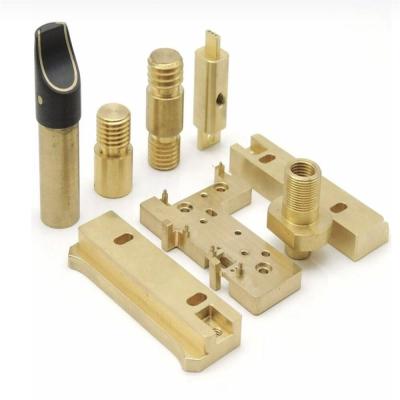 Partes de latão 5 eixos Mecânica CNC Componente mecanizado