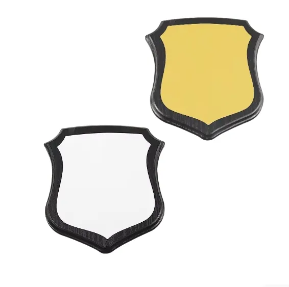 Personalized Logo Sublimation Memorial Souvenir Wooden Honor Medal Blank Trophy Shields And Awards Plaque
