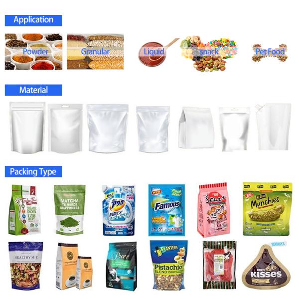WG210 Automatic Doypack Packaging Machine for Various Bag Types