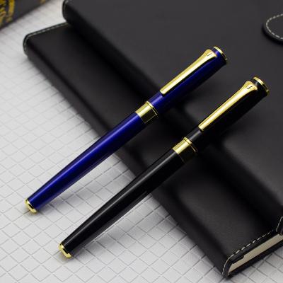 0.5mm Metal Roller Ball Pen Business Gift Advertising Neutral Pen With Cap