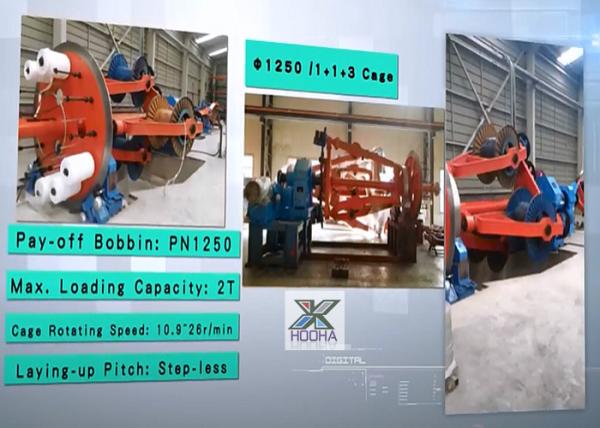Independent Motor Driven Laying Up Machine 1250/1+1+3 Cradle Type