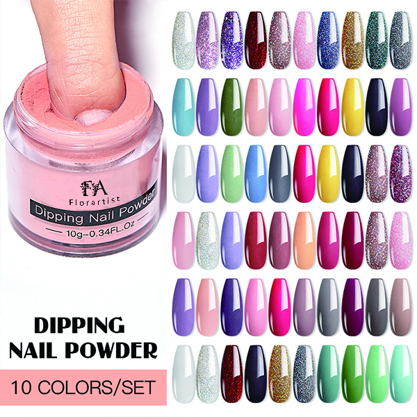 High Quality Acrylic Nail Kit Professional Full Set Acrylic Powder Milky White Nail Dip Powder Neon Pigment Powder for Nails