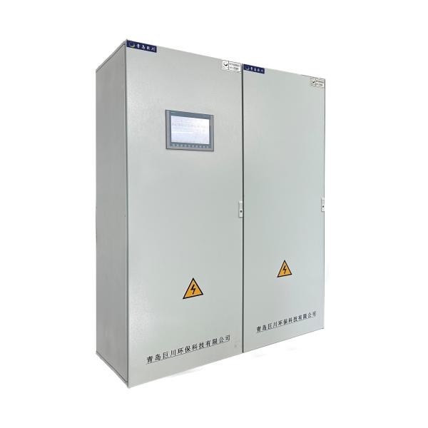 Industrial PLC HMI Control Panels for Raw Water Pumping Station TCP RJ45 Communication