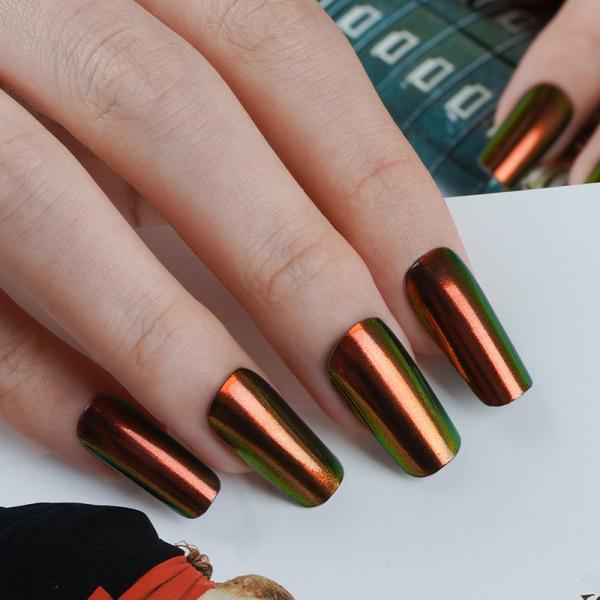 New Product semi-cured gel strips hot selling Chameleon Gel nail stickers