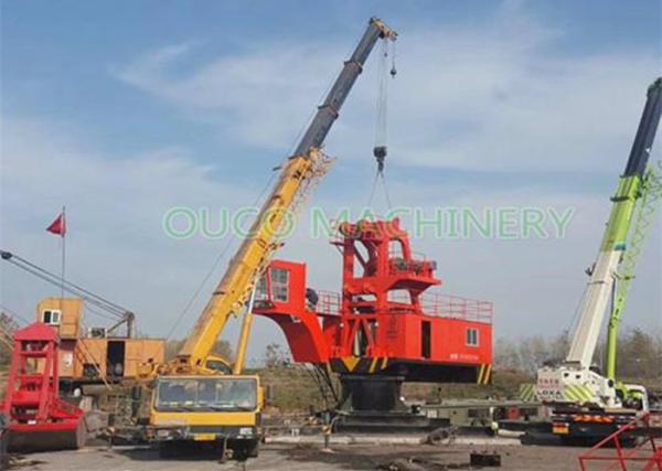 High Durability Port Harbour Crane , 40T Lattice Boom Crane Small Footprint