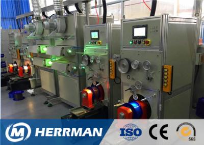 Horizontal Type Fiber Optic Cable Production Line For Coloring And Rewinding