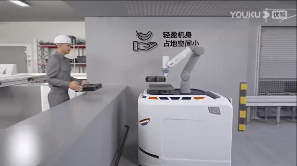 Collaborative AGV Robot 6 Axis Robotic Arm With Industrial Grip
