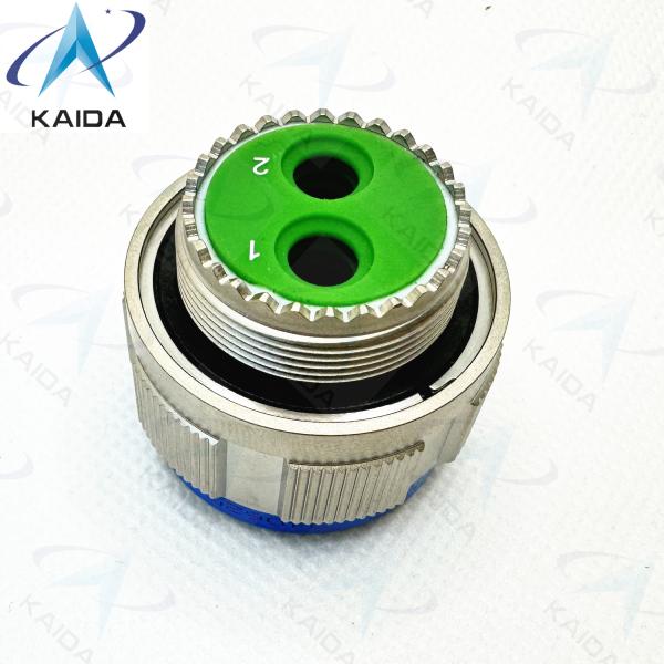 MILDTL-38999 2 Контакты Twinax с нитью / безэлектроника Никель / золото Контактный конец Военный соединитель D38999/26FE82PN