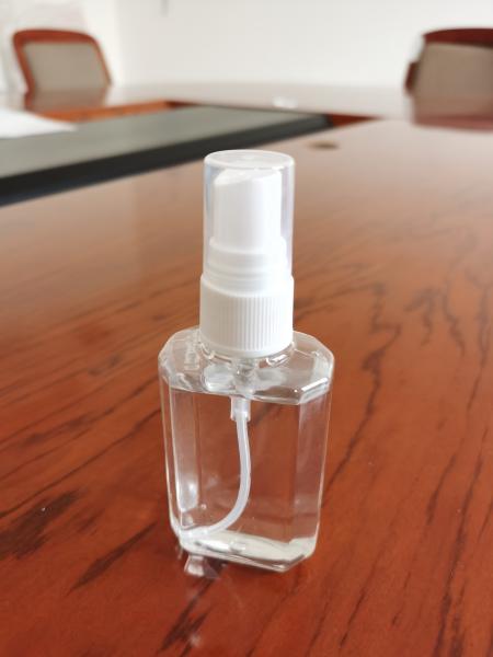 Portable Hand Washing Liquid Alcohol Spray Bottle Octagonal Bottle Flip Pet
