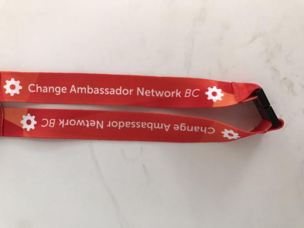 2.0cm Width Custom Polyester Lanyards / ID Card Holder Lanyard For Trade Show , Free Sample