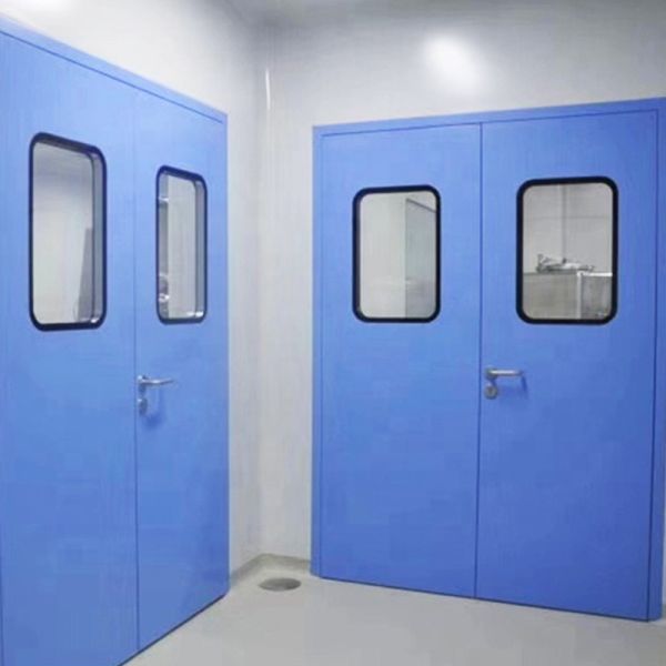 Hospital Steel Operating Room Door Anti Bacteria Coated
