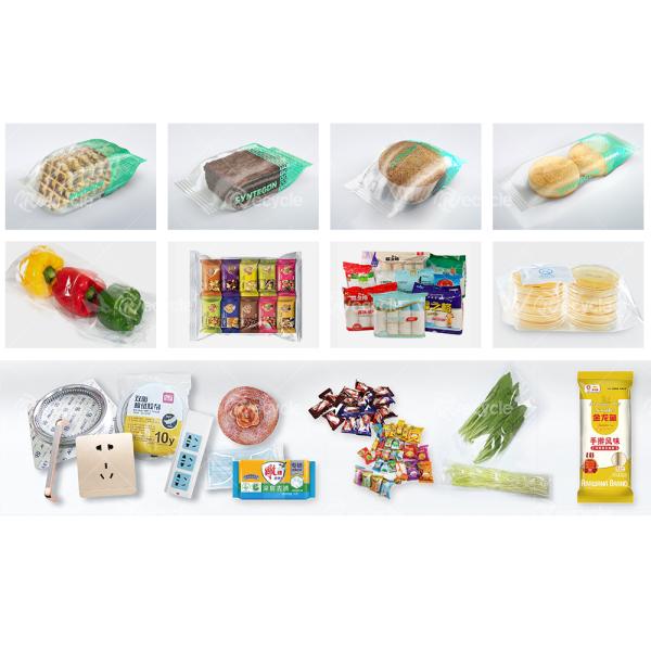 Back Sealing HFFS Flow Wrapping Machine for Instant Noodles Bread and Biscuit Packing
