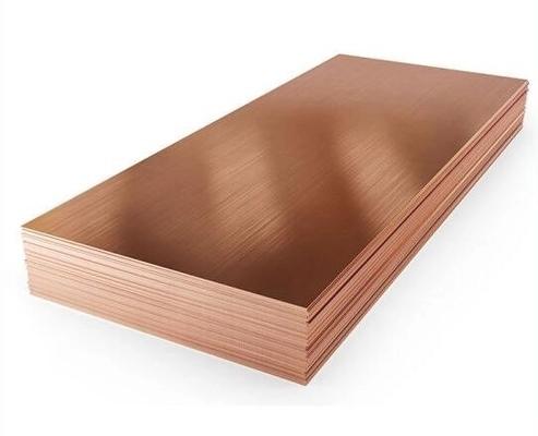 High Purity Red Copper Sheet 4'X8' 99.9% Pure Copper Sheet 1mm Custom Sizes