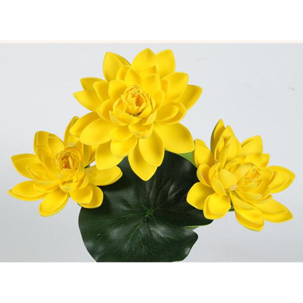 Simulation lotus lamp LED night light fake flower indoor living room bedroom ornamental decorative lamp