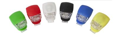 Super Bright Silicone LED Bike Lights For Outdoor Sports 2 * CR2032 Battery