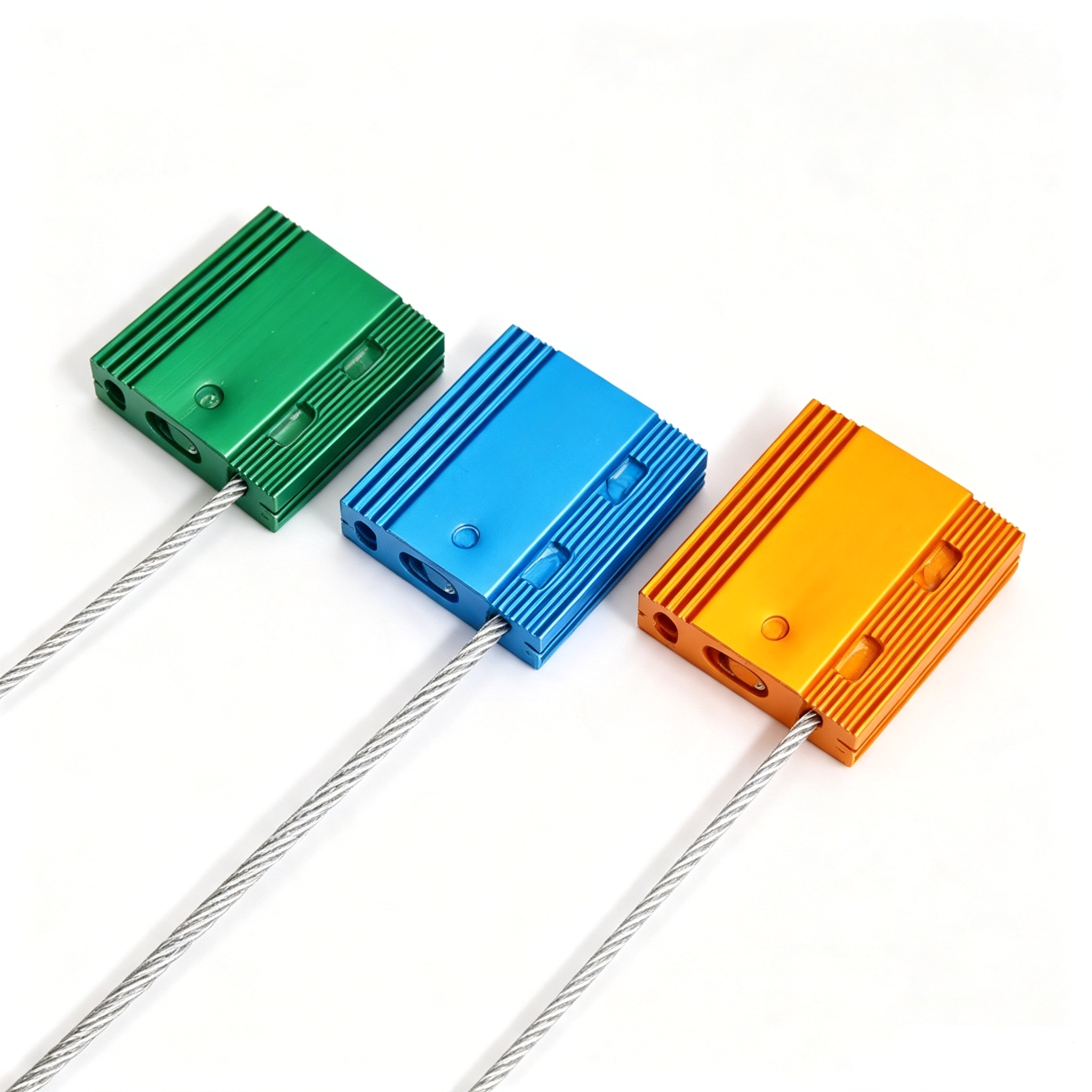 Disposable Aluminum Alloy Steel Cable Security Seal ISO 17712 for Logistics Anti