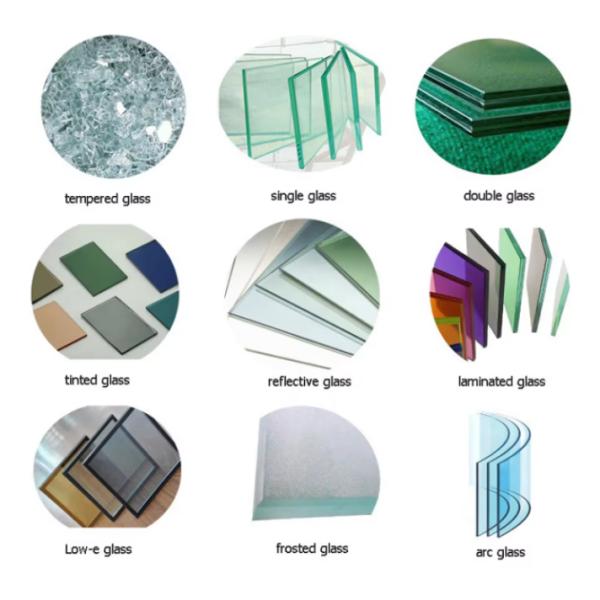 Aluminum Laminated Glass Guardrail 8mm 10mm Balcony Tempered Glass Railing