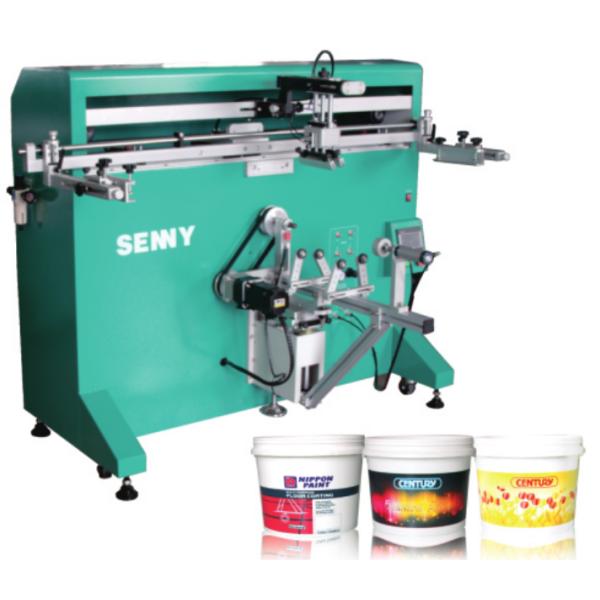500pcs/hr Servo Drive Semi Automatic Screen Printing Machine