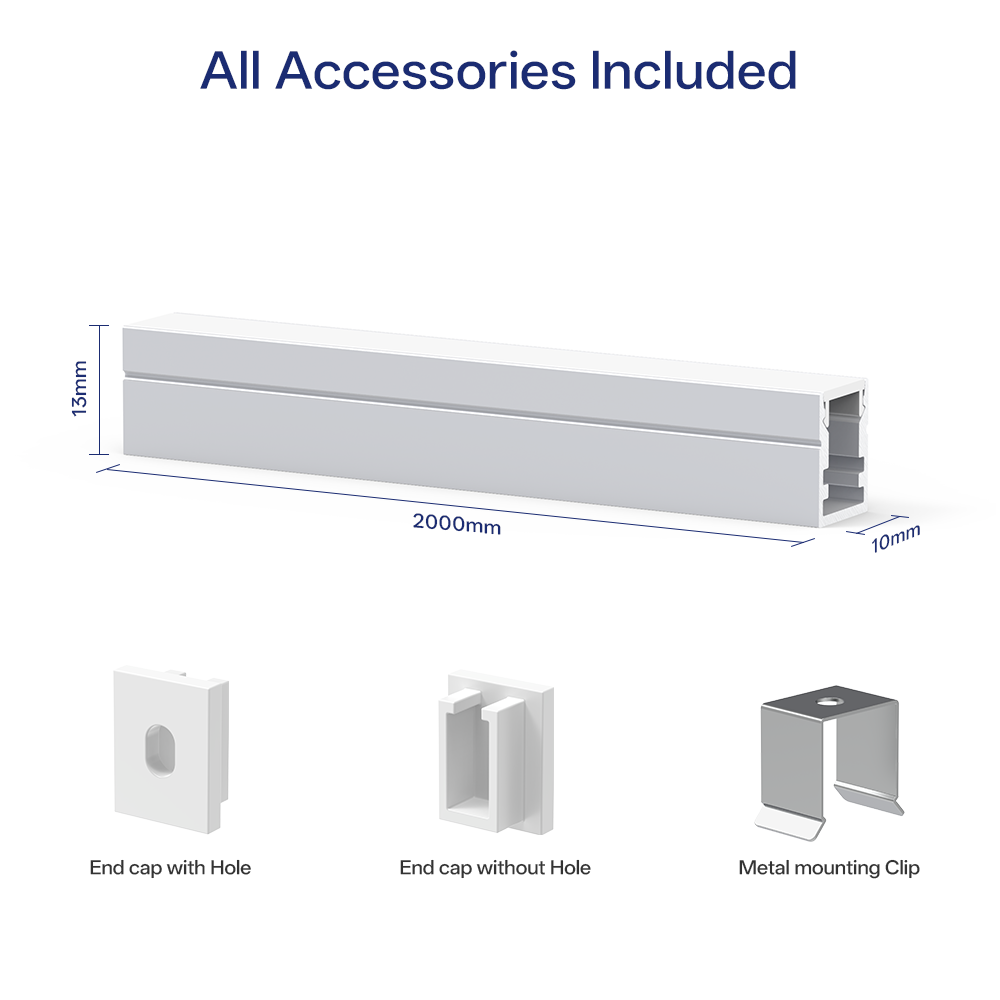 K3 6000 Series Sandblasted Aluminum Extrusion Surface-mounted Parts Cutting Service for LED Light Strip Channels Decorations