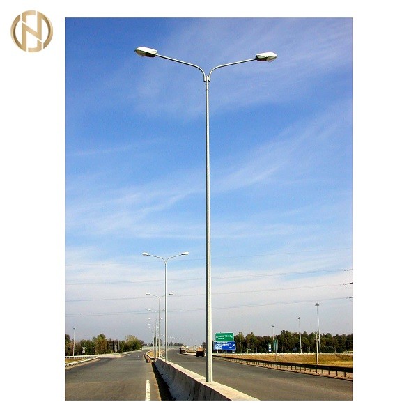 Galvanised Street Light Pole Highway Light Pole +- 2% Dimension Tolerances