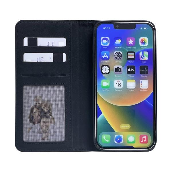 Double Sided Sublimation Flip Pu Leather Phone Cases For Iphone 15 16 14 13