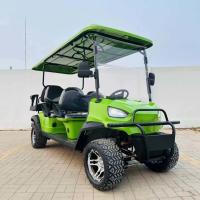 Quatro lugares 60v 100ah MacPherson Suspensão Independente Carrinho de Golf Elétrico Pneus Off-Road