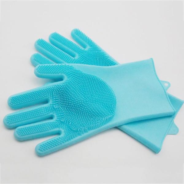 Длинное удаление волос собаки/кота перчатки любимца силикона купая инструменты