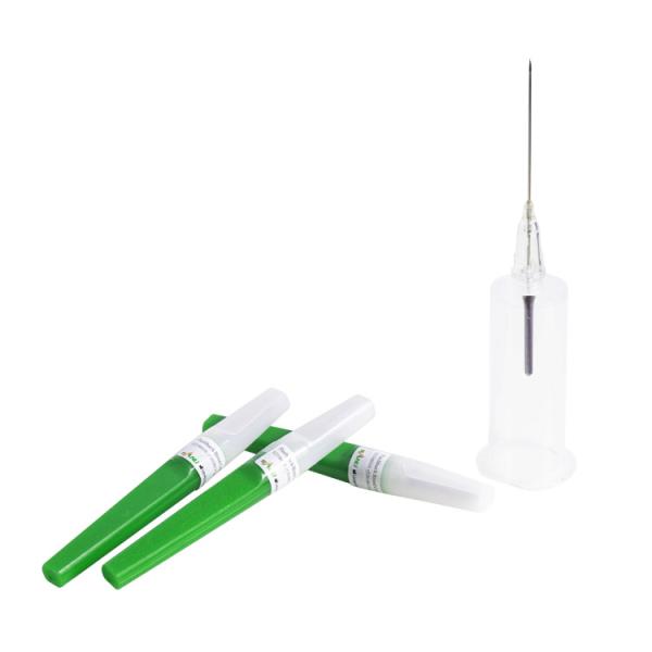 11/4 Blood Collection Needles Flashback Vacuum Green Color 21G 0.8x31mm
