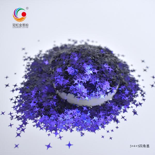 Customized Holographic Loose Chameleon Glitter Powder Halloween Christmas Crafts Glass Intersperse
