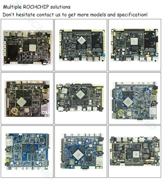 LVDSインターフェイス人間の特徴をもつ埋め込まれた板Rockchip RK3399の産業埋め込まれたマザーボード