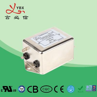 Filtro de IRF da fase 250VAC monofásica de Yanbixin 6A 120, filtro de ruído da compatibilidade electrónica para forças armadas