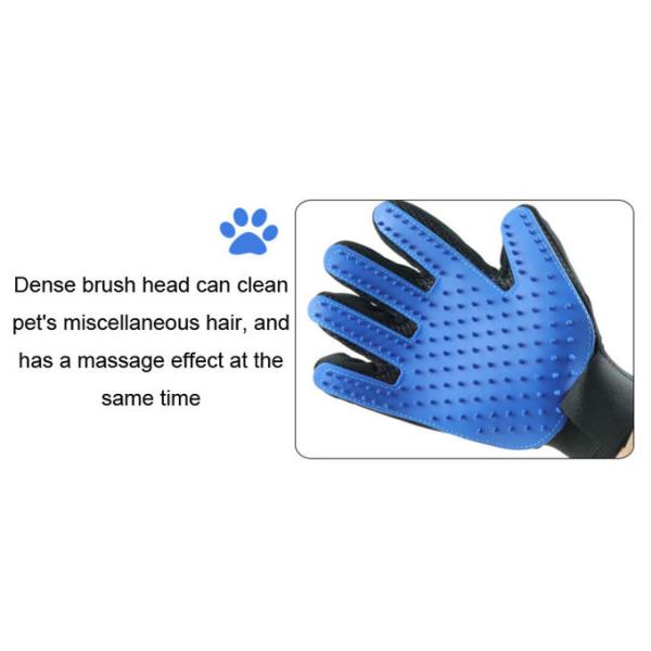 Перчатки перевозчика волос инструмента холить любимца PVC полиэстера чистят 56g щеткой