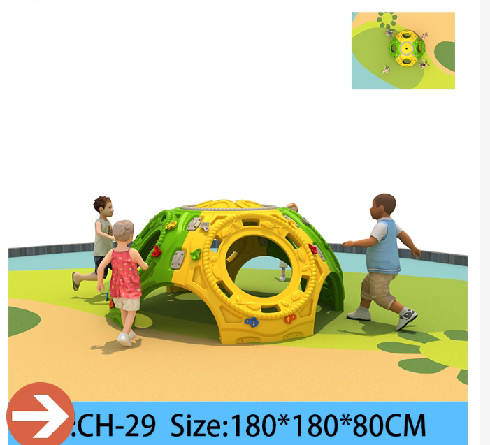 Space Capsule Theme Playground Equipment Custom web Climbers Swings  Plastic Slides for Parks  Kindergartens Safe & Child-Friendly​
