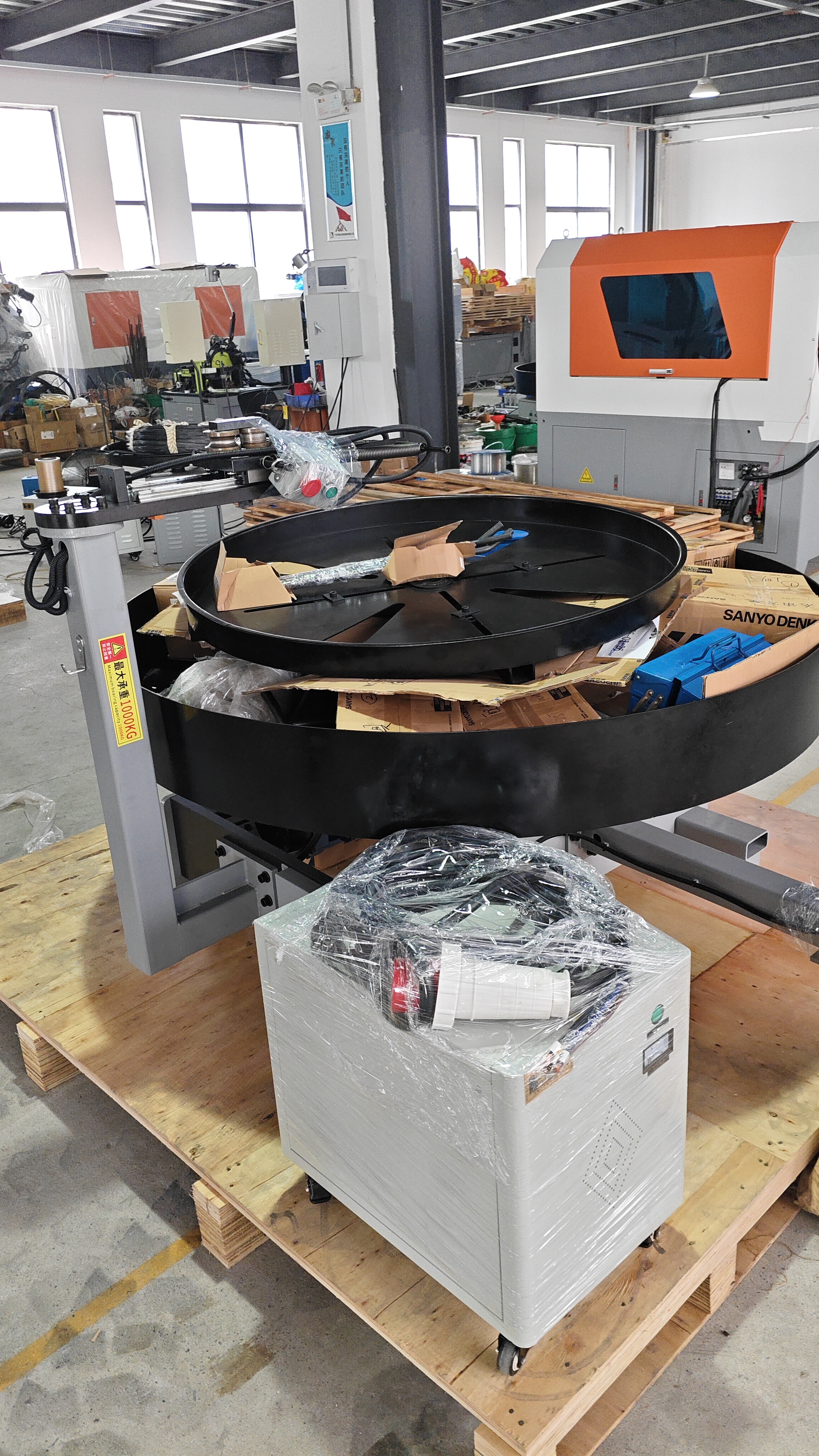 Camless Wire Bending Equipment , 12 Axis Automatic Spring Coiling Machine 