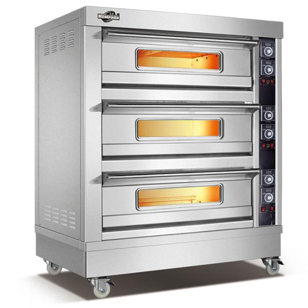 Commercial Multifunctional Digital Free Standing 3 Layer Electric Pizza Oven For Baking
