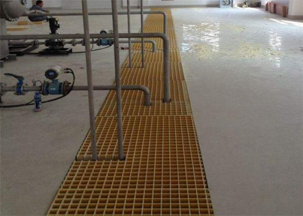 Frp Colorful Plastic Floor Grating High Strength Chemical Resistant