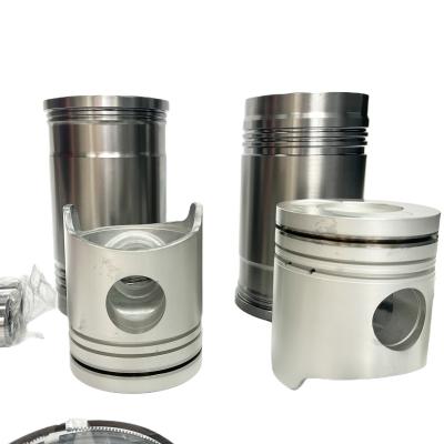 ME158096 6d24 Kit de pistões para partes de motores de escavadeiras em conjunto de anéis de pistão de cilindro