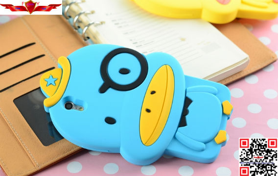 New Arrival ECO-Friendly Cartoon Silicone Cover Case For Lenovo S960