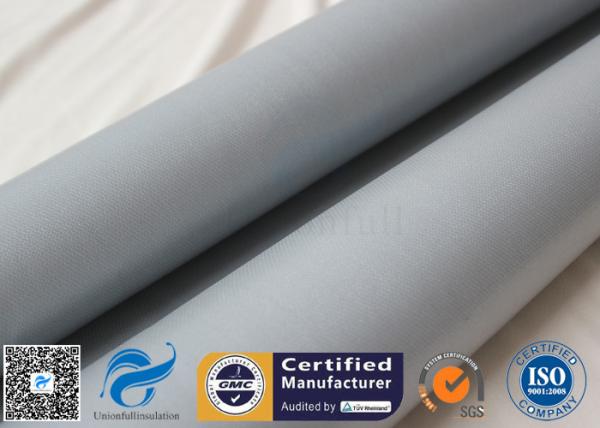 Weave de cetim tomado partido dobro do fogo da tela da fibra de vidro do revestimento do silicone 17oz anti